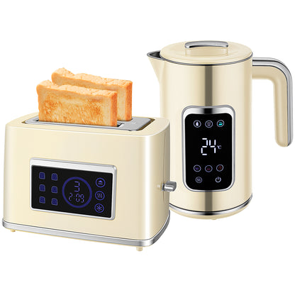 1.7L 3000W Boil Kettle and Toaster Set