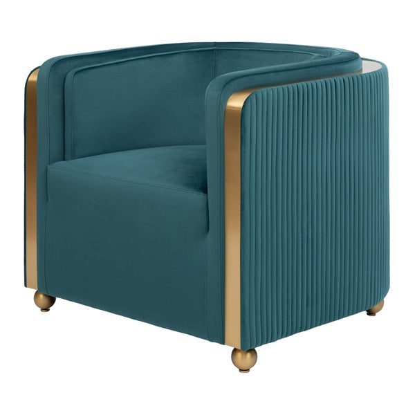 Ozman Lounge Chair - Peacock