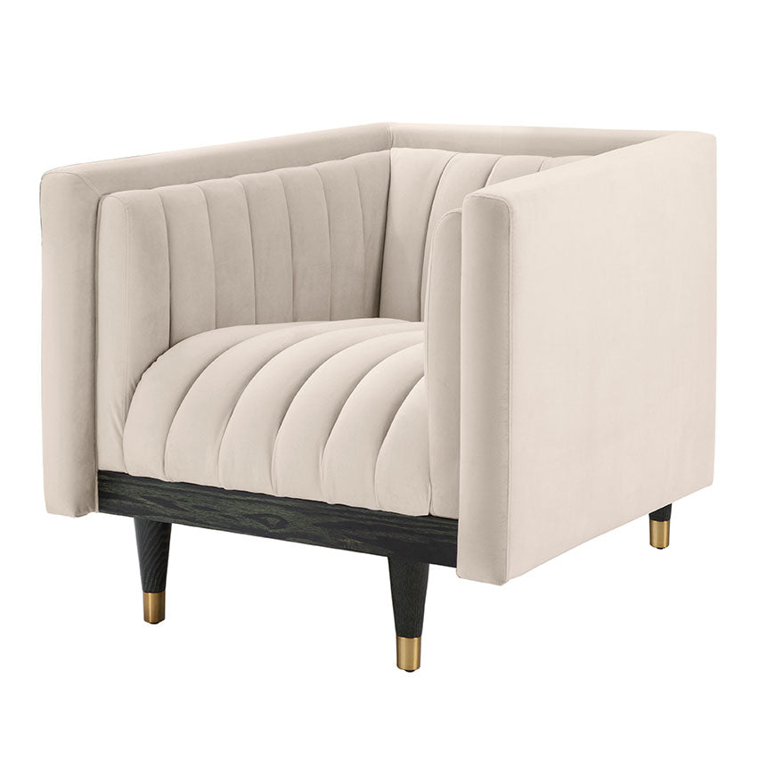 Metz Armchair - Chalk
