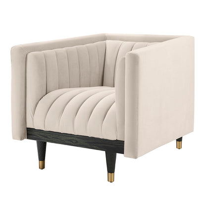 Metz Armchair - Chalk