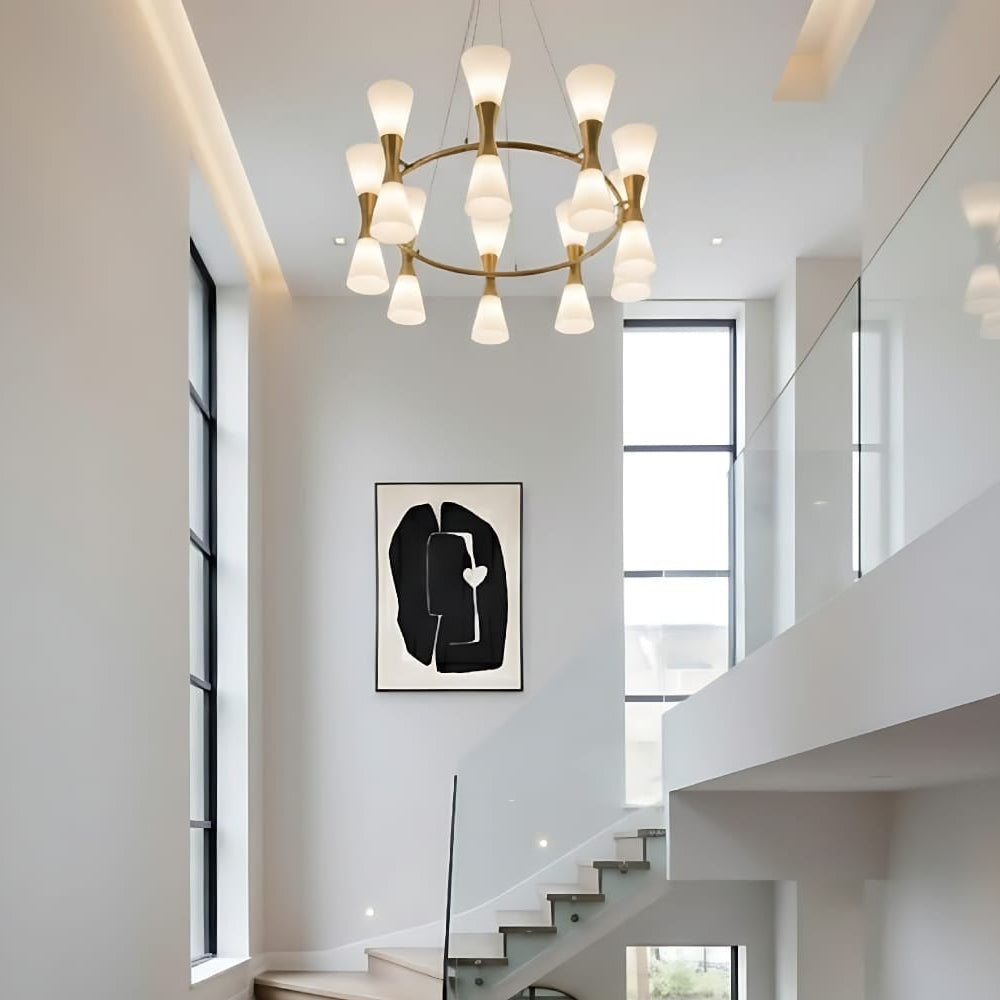 Camille Chandelier Brass