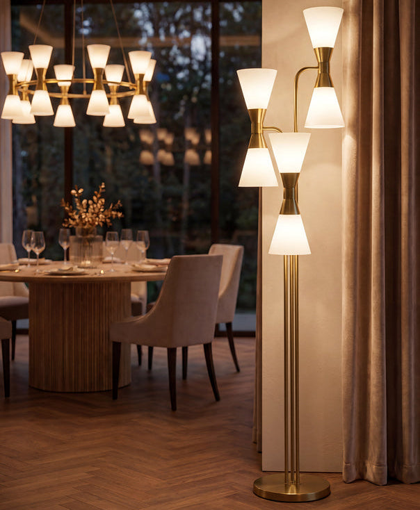 Camille Floor Light Brass