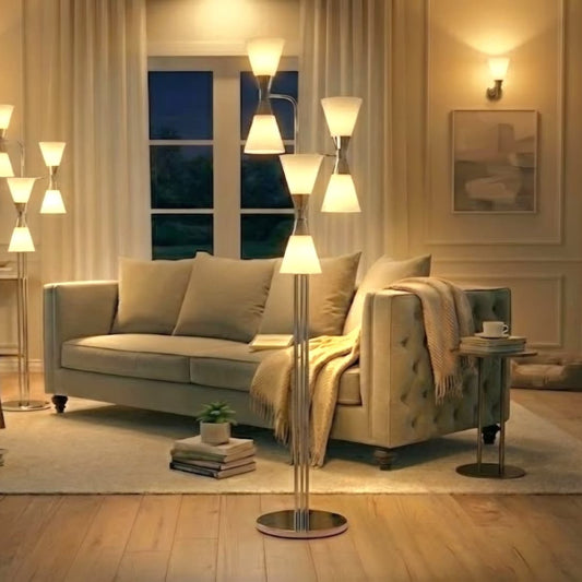 Camille Floor Light Chrome
