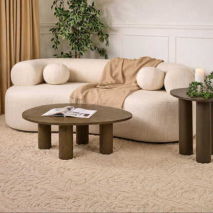 Rolls Two Seat Sofa Natural Linen