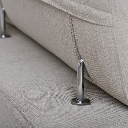Heather Left Hand Corner Sofa - Taupe