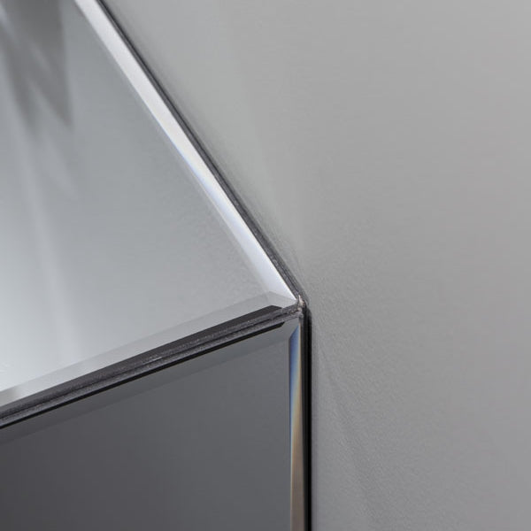 Inga Smoked Mirror Floating Corner Unit