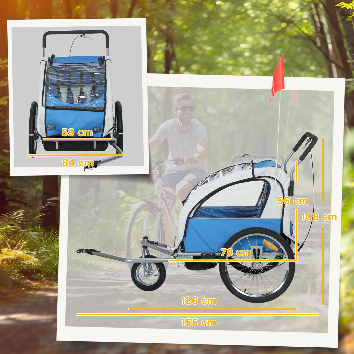 Kids Trampoline Mini Bouncer w/ Enclosure Net for 3-6 Years Green