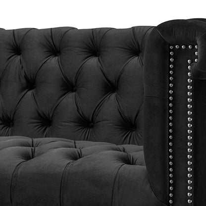 Bergmann Two Seat Sofa - Black