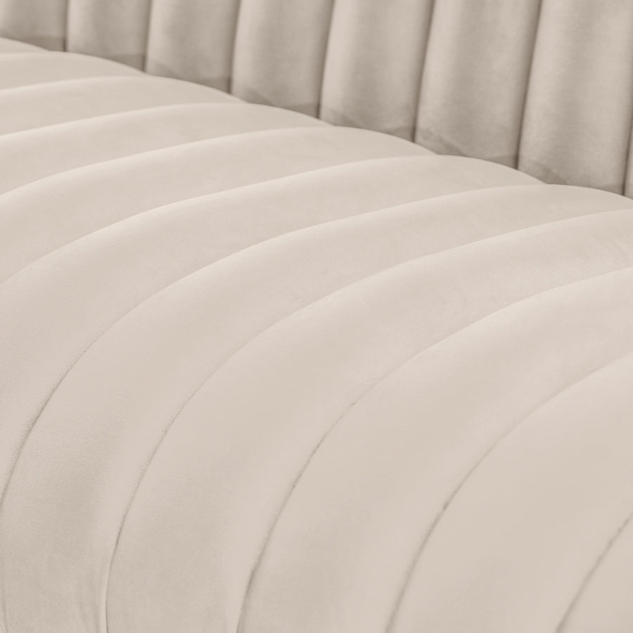 Metz Two Seat Sofa - Chalk