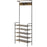 Kitchen Bakers Rack, Microwave Stand, Coffee Bar with 5 Shelves and 5 Hooks for Dining Room, Shoe Racks for Entryway