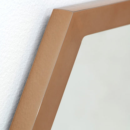 Alveare Brass Wall Mirror