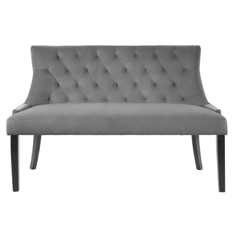 Torino Bench – Smoke – Black Legs
