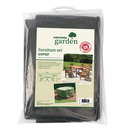 Protect Your Garden Furniture From The Wind & Rain With This Extra Versatile Medium Size Furniture Set Cover! Protects Against Rain, Sun & Dust! Only £9.95