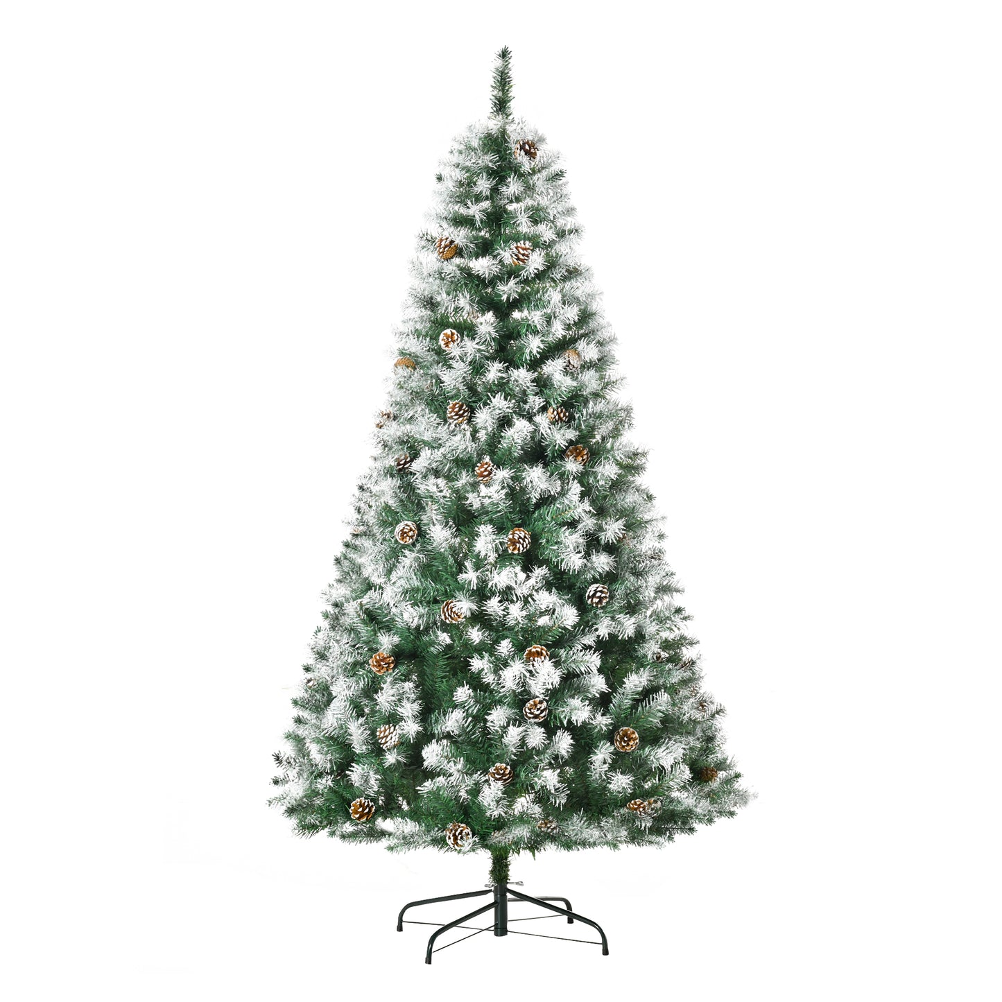 6FT Artificial Christmas Tree Xmas Indoor Decoration, Automatic Open