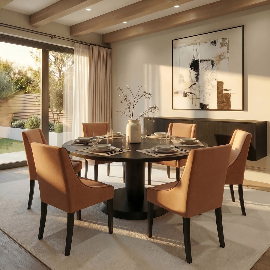Chatsworth dining chair -Terracotta