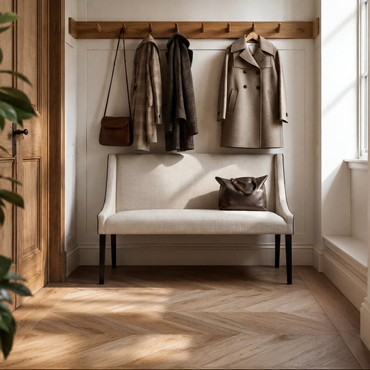Chatsworth Bench – Two Tone Calico