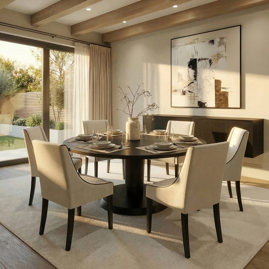 Chatsworth Dining Chair – Two Tone Calico