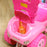 Ride on Toy, Foot to Floor Design with Music, Light, Horn, Pink