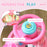 Ride on Toy, Foot to Floor Design with Music, Light, Horn, Pink