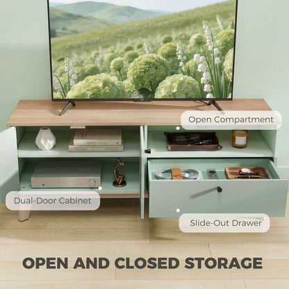 Entertainment Center with Adjustable Shelf for TVs up to 36 Inch