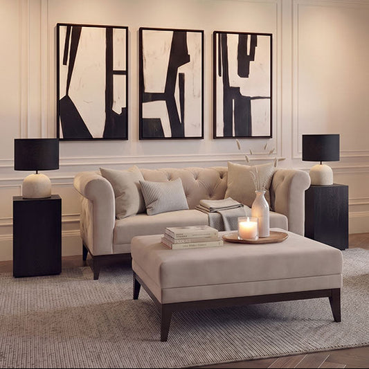 Claremont Two Seat Sofa - Taupe