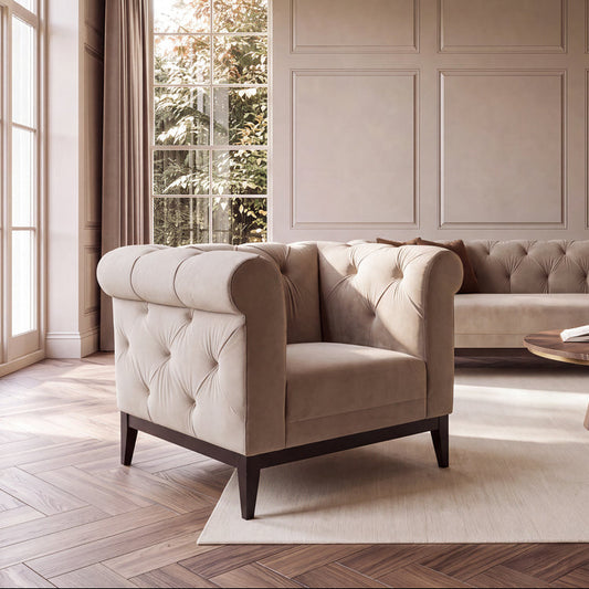 Claremont Armchair - Taupe