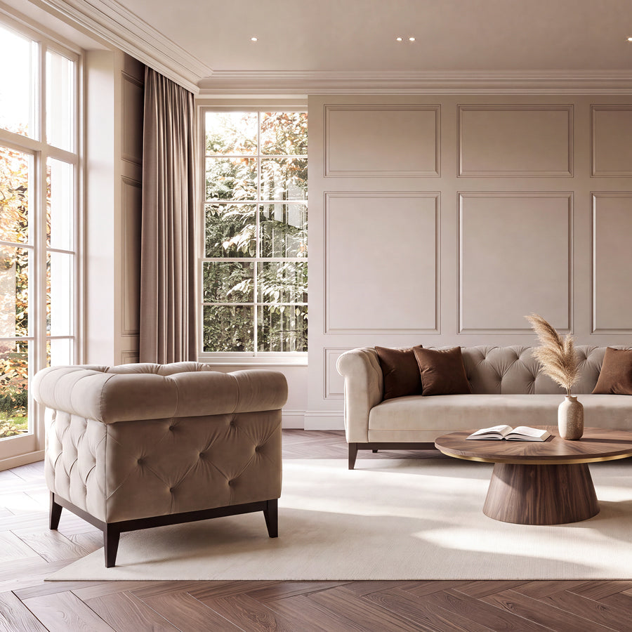 Claremont Armchair - Taupe