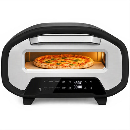 Pizza Oven Indoor, 12 Inch Electric Countertop Pizza Maker, 2200W