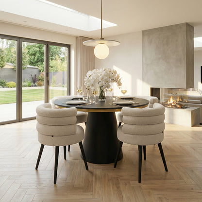 Cooper Dining Chair - Light Taupe Chenille