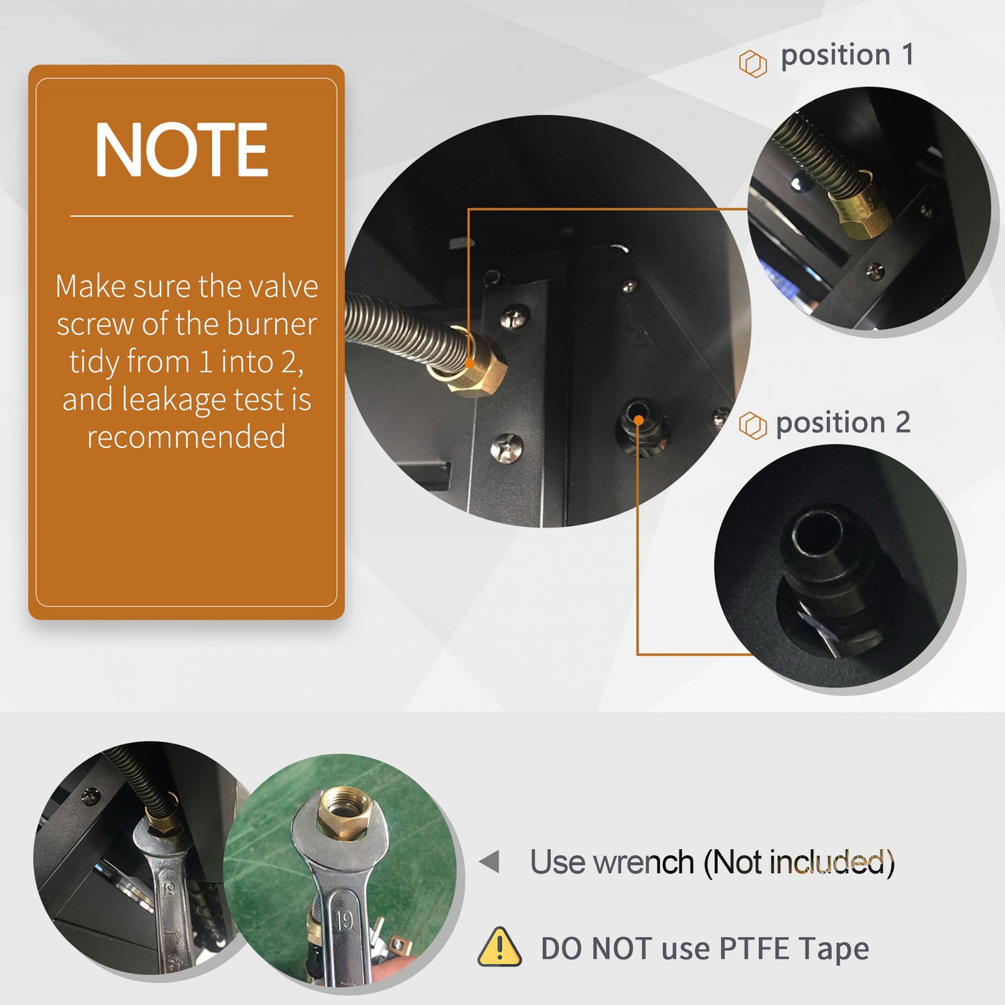 Gas BBQ Grill 4 + 1 Stainless Steel Burner Garden Barbecue Cooker