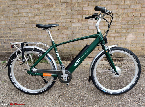 Emu Roam Crossbar Hybrid Electric Bike – Racing Green