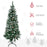 5' Snow Artificial Christmas Tree Holiday Home Décor with Pine Cones