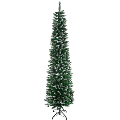 6FT Artificial Snow Dipped Christmas Tree Home Indoor Decoration Green