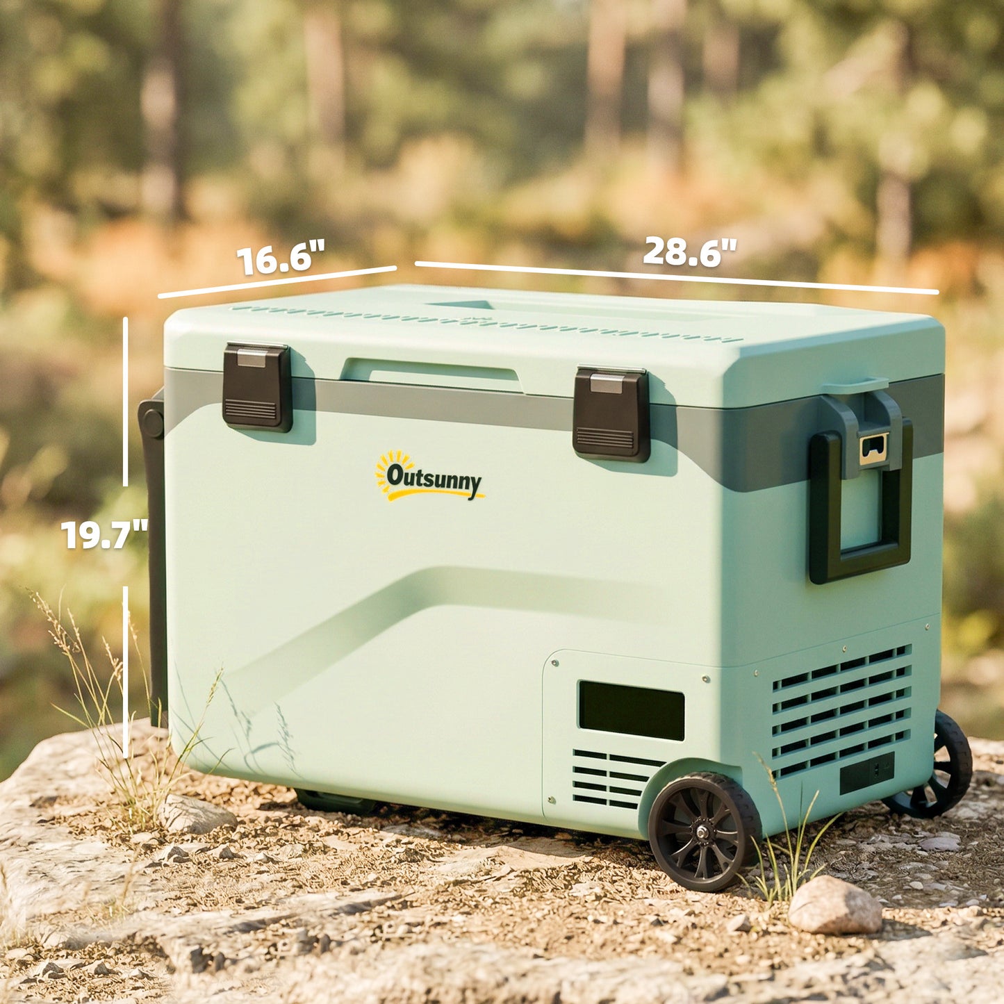 Compressor Car Fridge Freezer, Camping Refrigerator w/ App Control