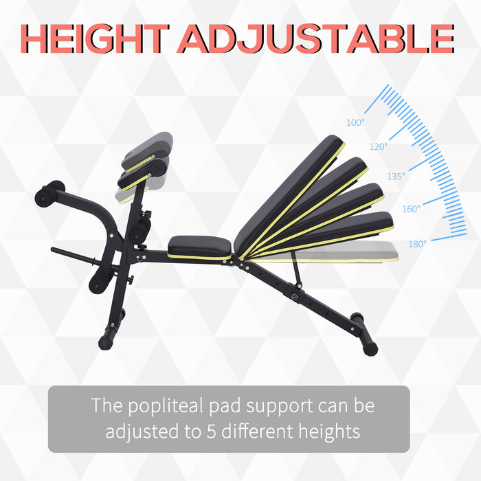 Multi-Functional Dumbbell Weight Bench Adjustable Sit-Up Stand For Home Gym With Adjustable Seat and Back Angle