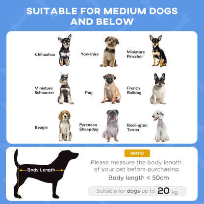 Dog Bed with Water-Resistant Sun Canopy, Elevated Dog Bed with Soft Cushion, for Indoors, Outdoors, Small, Medium Dogs