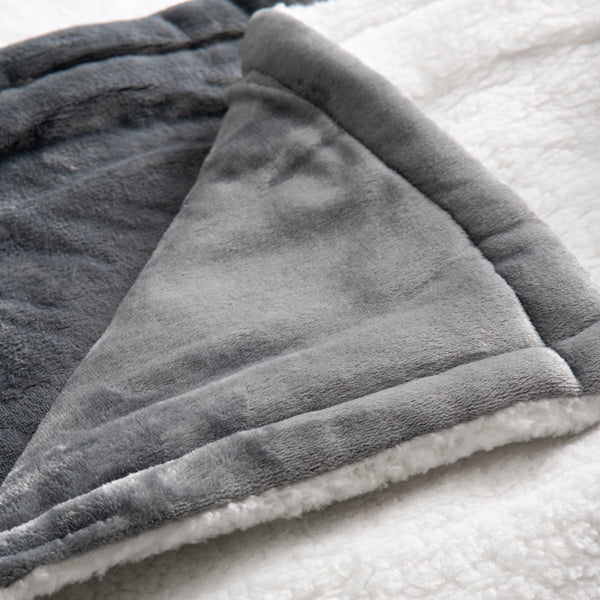 Grey Heated Blanket