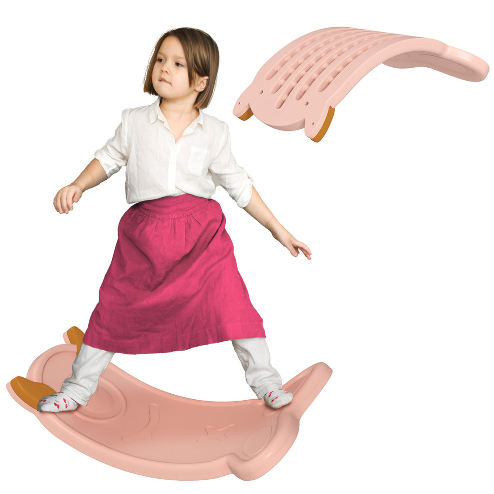 Balance Board for Kids Balance Training & Sensory Play, Pink