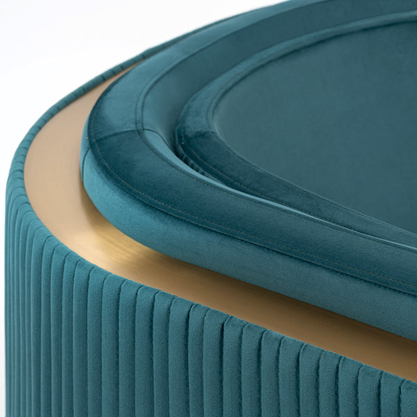 Ozman Lounge Chair - Peacock