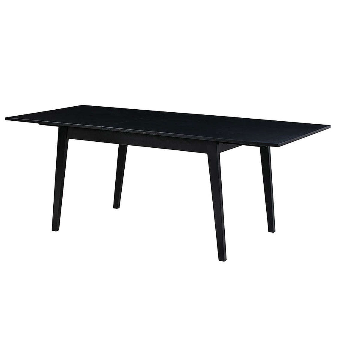 Capri Black Extending Dining Table and 6 Hera Chairs