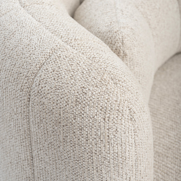 Calvin Swivel Armchair - Travertine