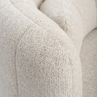 Calvin Swivel Armchair - Travertine