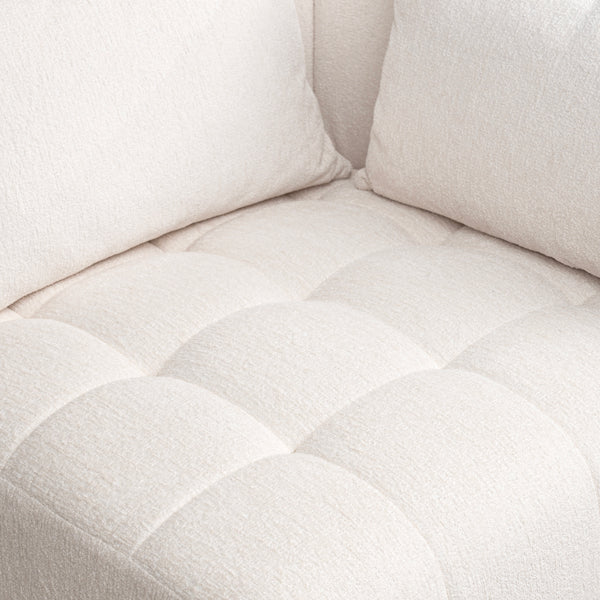 Essen Two Seat Sofa – Ivory Chenille