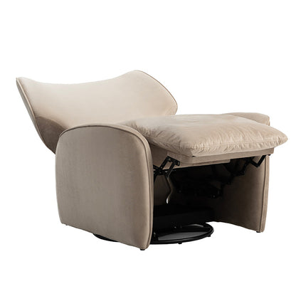 Valmont Swivel Recliner Armchair - Taupe