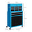 Top Chest and Roller Cabinet Combo Metal Tool Cabinet on Wheels Blue