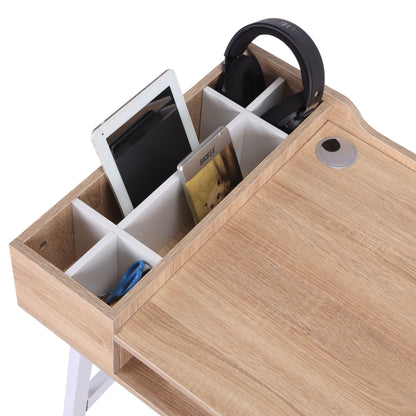 Computer Desk PC Workstation Storage Unit Metal Frame Home Office Study