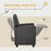 2 in 1 design Kids Sofa Armchair with Footrest for Children Playroom Bedroom Living Room, 55 x 50 x 67cm, Grey