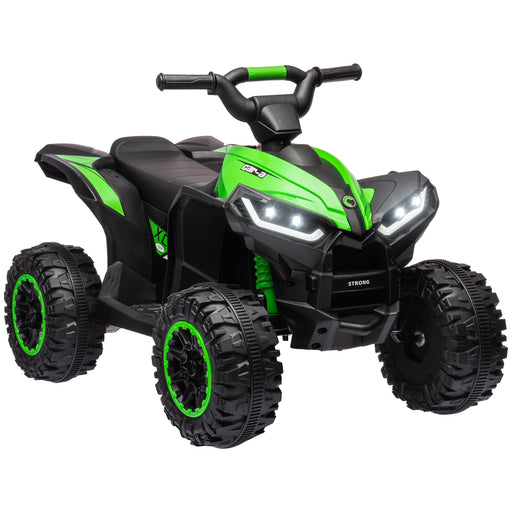 12V Electric Quad Bikes for Kids Ride On Car ATV Toy for 3-5 Years Green