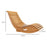 Outdoor Rocking Chair w/ Slatted Seat, Wooden Rocking Chair, 130cm x 60cm x 60cm, Teak