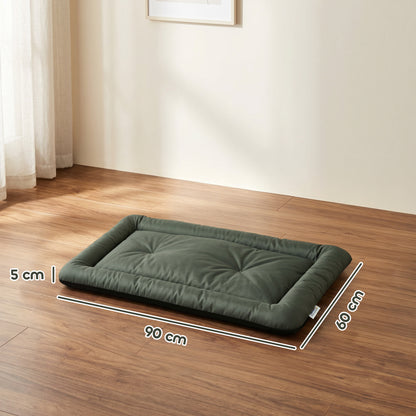 Waterproof Dog Bed Foldable Washable with Anti-Slip Bottom, Green